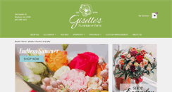 Desktop Screenshot of gisellesflowersandgifts.com